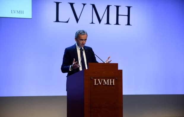 LVMH Chairman and Chief Executive Bernard Arnault.