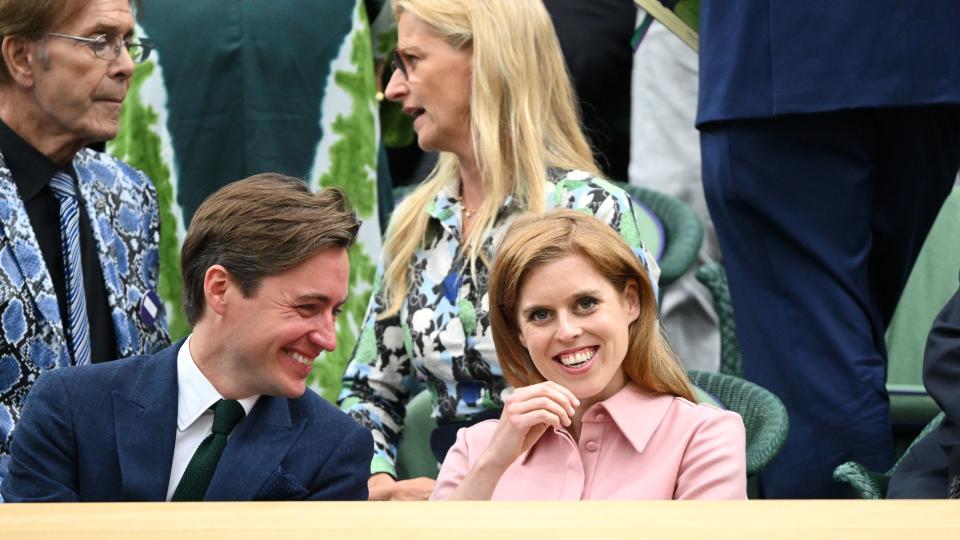 Princess Beatrice and Edoardo Mapelli Mozzi at Wimbledon