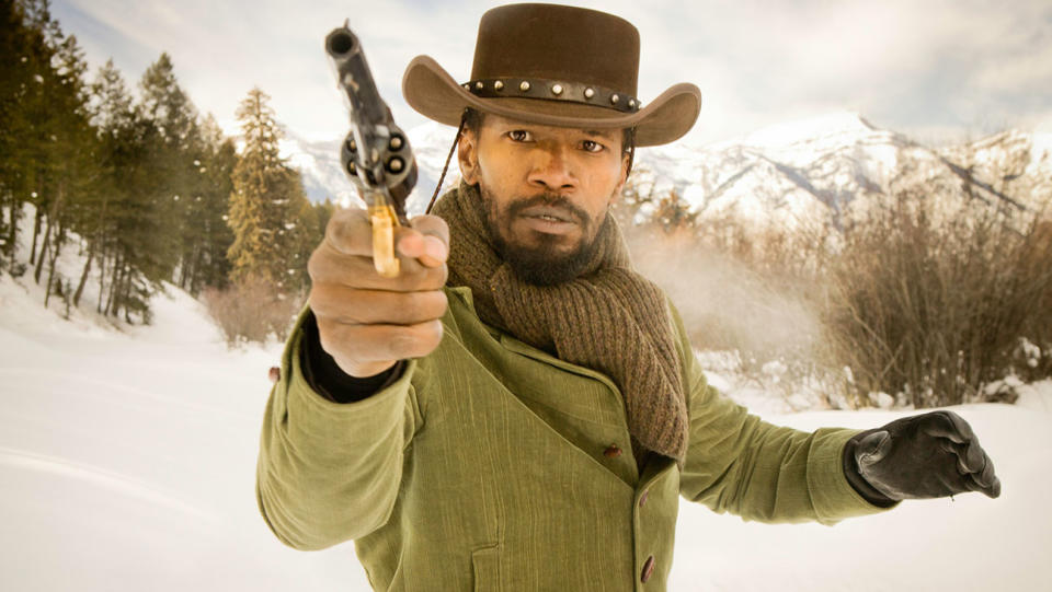 Jamie Foxx in DJANGO UNCHAINED, 2012.