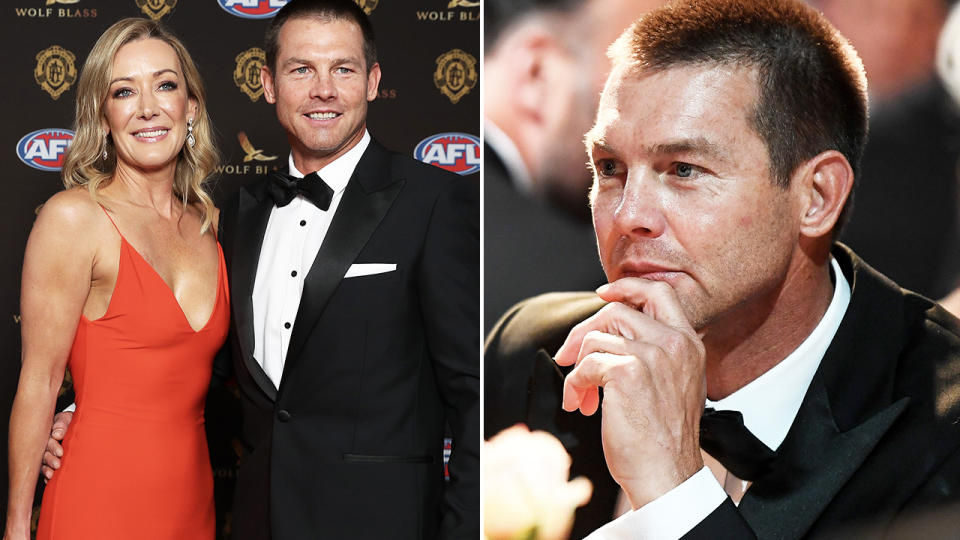 Ben Cousins, pictured here at his first Brownlow Medal in 11 years.