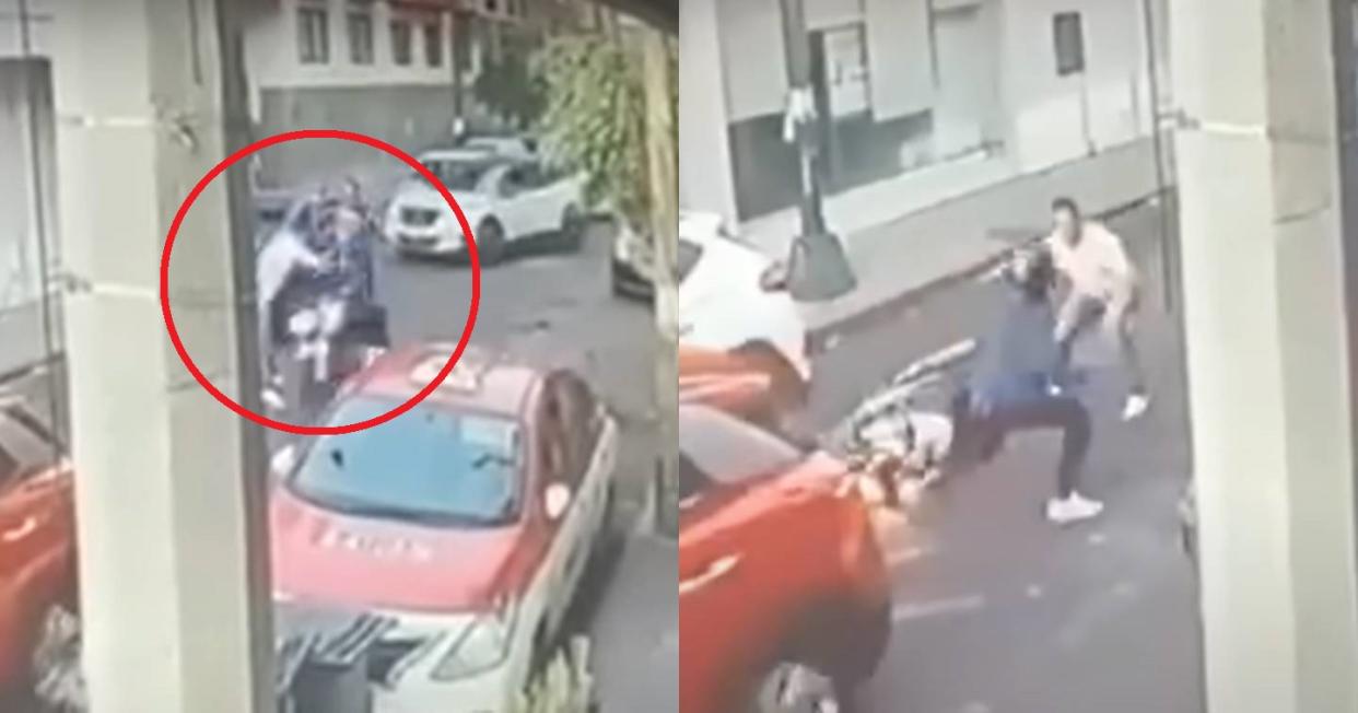 Héroes: vecinos de CDMX detienen a ladrones que robaron $180 mil pesos a una mujer | Foto: Captura de video YouTube vía @Selene Alonzo Romero