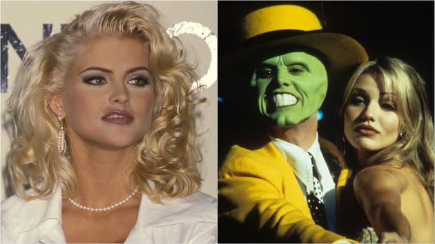 In a new documentary, Anna Nicole Smith's (left) recalls being offered the role of Tina Carlyle in 1994’s 