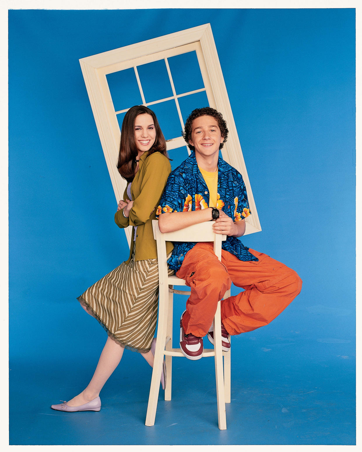 EVEN STEVENS - Christy Carlson Romano stars as 'Ren Stevens,' and Shia LaBeouf stars as 'Louis Stevens' on 'Even Stevens' on the Disney Channel.  (Photo by George Lange/Disney Channel via Getty Images)
CHRISTY CARLSON ROMANO;SHIA LABEOUF