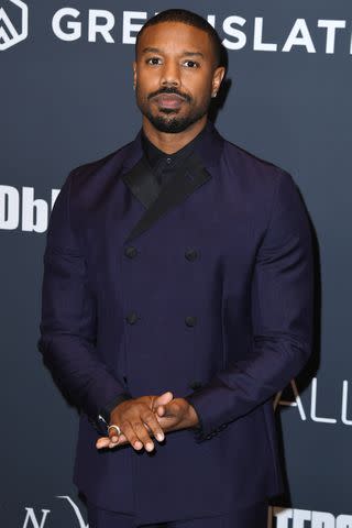 <p>JC Olivera/FilmMagic</p> Michael B. Jordan in Los Angeles on Dec. 5, 2022