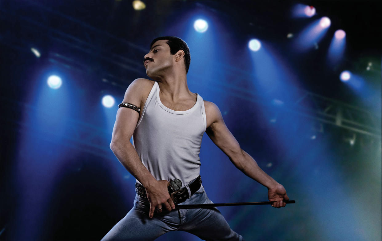 Rami Malek als Freddie Mercury im Film „Bohemian Rhapsody“ (Bild: Twentieth Century Fox)