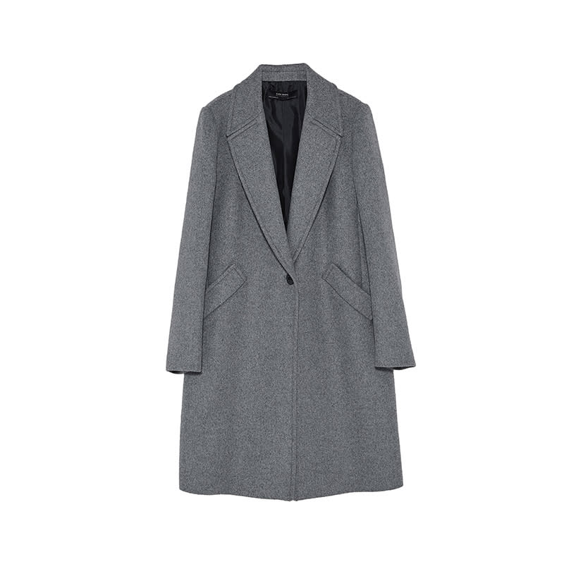 <a rel="nofollow noopener" href="https://www.zara.com/us/en/masculine-coat-with-lapels-p08293617.html?v1=5338526&v2=719012" target="_blank" data-ylk="slk:Masculine Coat With Lapels, Zara, $149;elm:context_link;itc:0;sec:content-canvas" class="link ">Masculine Coat With Lapels, Zara, $149</a><p> <strong>Related Articles</strong> <ul> <li><a rel="nofollow noopener" href="http://thezoereport.com/fashion/style-tips/box-of-style-ways-to-wear-cape-trend/?utm_source=yahoo&utm_medium=syndication" target="_blank" data-ylk="slk:The Key Styling Piece Your Wardrobe Needs;elm:context_link;itc:0;sec:content-canvas" class="link ">The Key Styling Piece Your Wardrobe Needs</a></li><li><a rel="nofollow noopener" href="http://thezoereport.com/entertainment/celebrities/jennifer-aniston-justin-therouxs-separation/?utm_source=yahoo&utm_medium=syndication" target="_blank" data-ylk="slk:Jennifer Aniston And Justin Theroux's Separation Is #RelationshipGoals;elm:context_link;itc:0;sec:content-canvas" class="link ">Jennifer Aniston And Justin Theroux's Separation Is #RelationshipGoals</a></li><li><a rel="nofollow noopener" href="http://thezoereport.com/fashion/shopping/perfect-dress-valentines-day/?utm_source=yahoo&utm_medium=syndication" target="_blank" data-ylk="slk:We Found The Perfect Dress For Valentine's Day;elm:context_link;itc:0;sec:content-canvas" class="link ">We Found The Perfect Dress For Valentine's Day</a></li> </ul> </p>