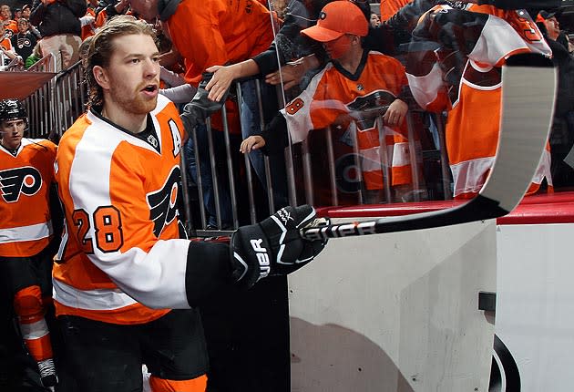 Latest on Claude Giroux: After emotional victory lap, Giroux headed to