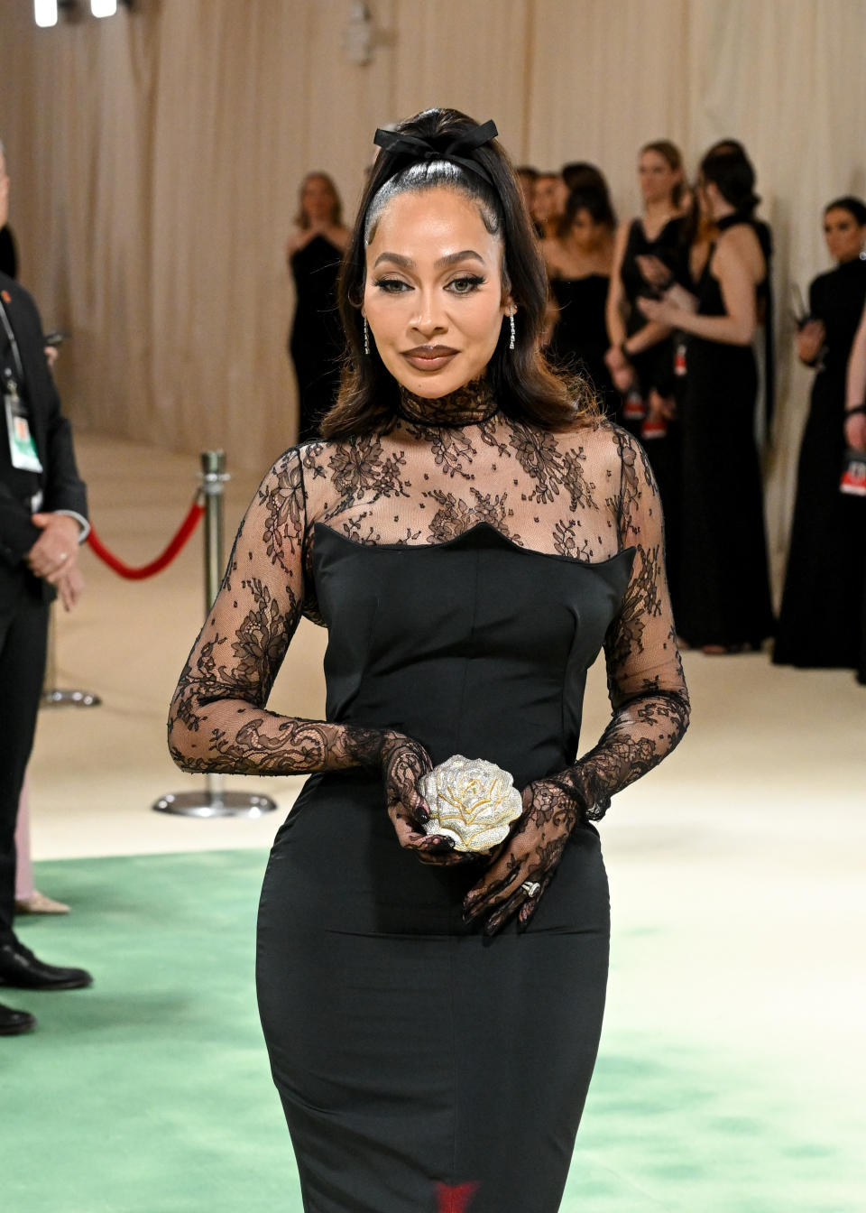 La La Anthony at the 2024 Met Gala: "Sleeping Beauties: Reawakening Fashion" held at The Metropolitan Museum of Art on May 6, 2024 in New York City.