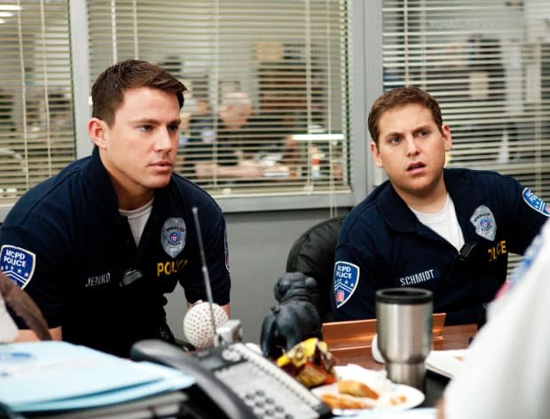 Channing Tatum and Jonah Hill in "21 Jump Street"<p>MGM/Columbia Pictures</p>