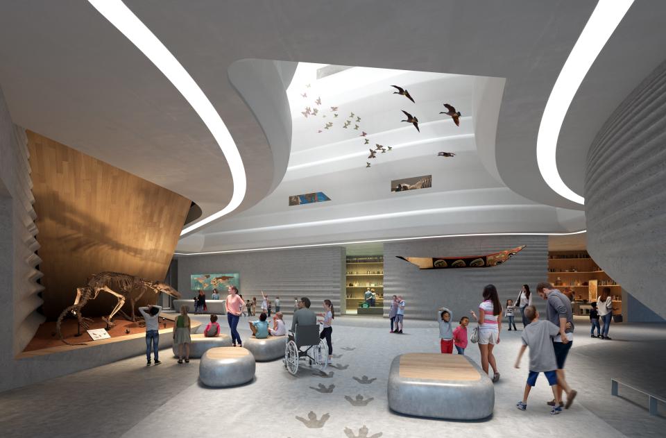 Milwaukee Public Museum's new facility will include a public commons area.