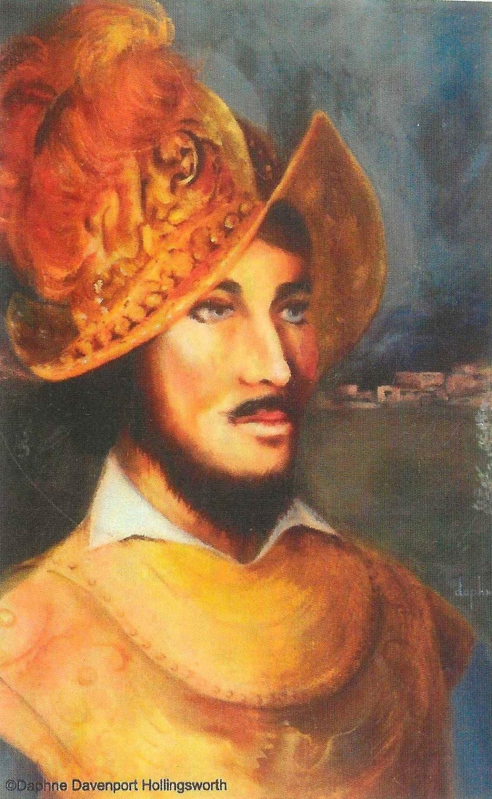 “Francisco Coronado.” Painting by Daphne Davenport Hollingsworth.