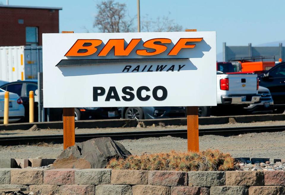 The Burlington Northern Santa Fe Railway facility in Pasco. Bob Brawdy/Tri-City Herald
