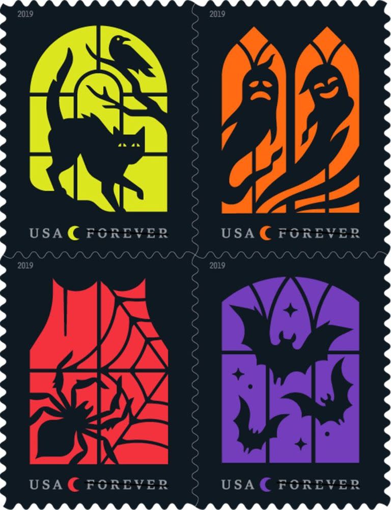 Spooky Silhouettes stamps