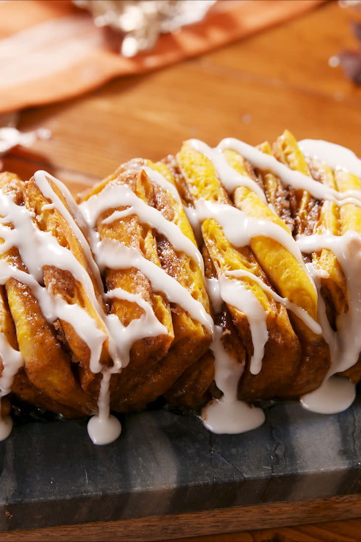 Pumpkin Cinnamon Pull-Apart Bread