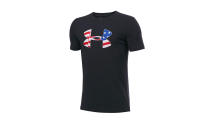 <p>Under Armour is one of the biggest American athletic apparel, shoe, and accessory companies. It was founded in 1996 by 23-year old Kevin Plank. At first, he worked out of his grandmother’s Washington D.C. basement when he created his first major breakthrough — the HeatGear T-shirt. Today, it is a multi-billion dollar company that manufactures most of its clothing outside the U.S. — in parts of Asia, South America, and Mexico. (Photo: <a rel="nofollow noopener" href="https://www.kohls.com/product/prd-2721959/boys-8-20-under-armour-american-logo-tee.jsp?color=Black%20White&prdPV=35" target="_blank" data-ylk="slk:Under Armour/Kohl’s;elm:context_link;itc:0;sec:content-canvas" class="link ">Under Armour/Kohl’s</a>) </p>