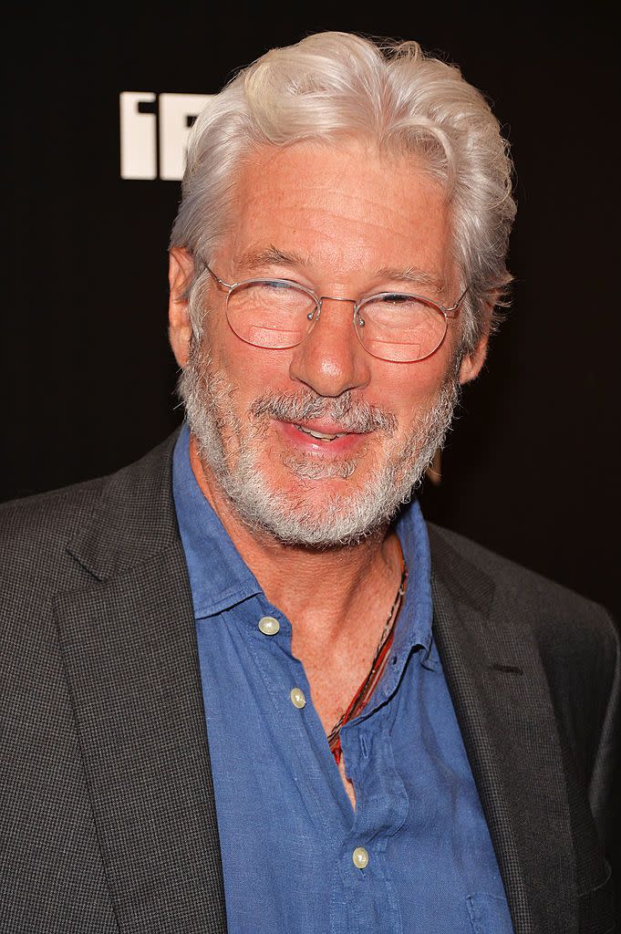 With Beard: Richard Gere