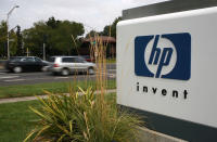 <b>HP</b>: Bill Hewlett and Dave Packard tossed a coin to decide whether the company they founded would be called Hewlett-Packard or Packard-Hewlett. (Photo by Justin Sullivan/Getty Images)