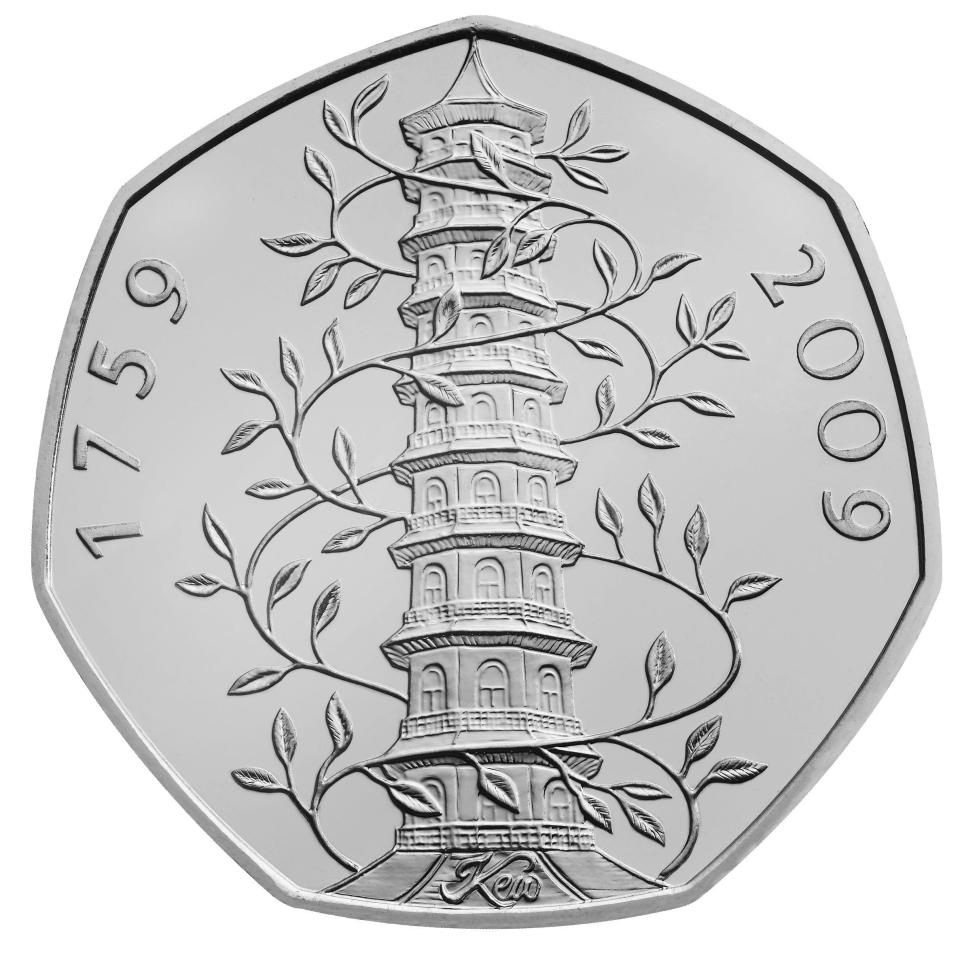 A Kew Gardens 50p coin - Credit:  Royal Mint