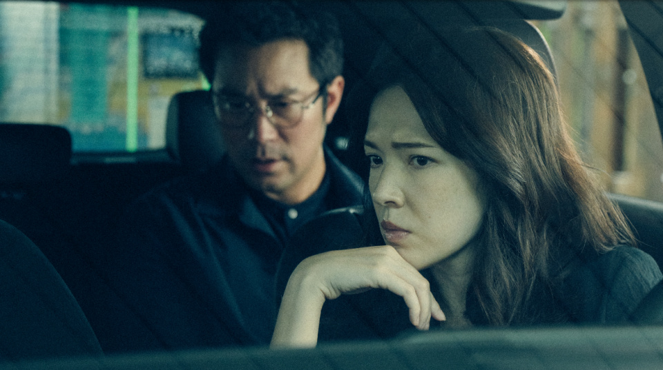 <strong>許瑋甯與張孝全在《誰是被害者：第2季》從工作夥伴關係升為戀人。（圖／Netflix提供）</strong>