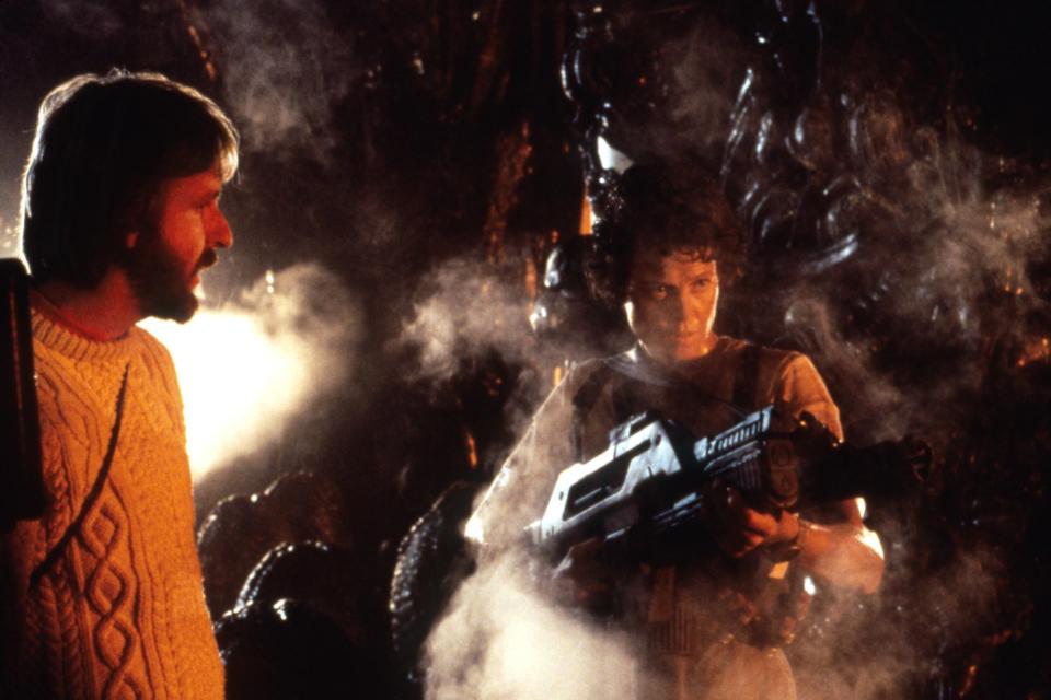Behind-the-scenes photo from "Aliens
