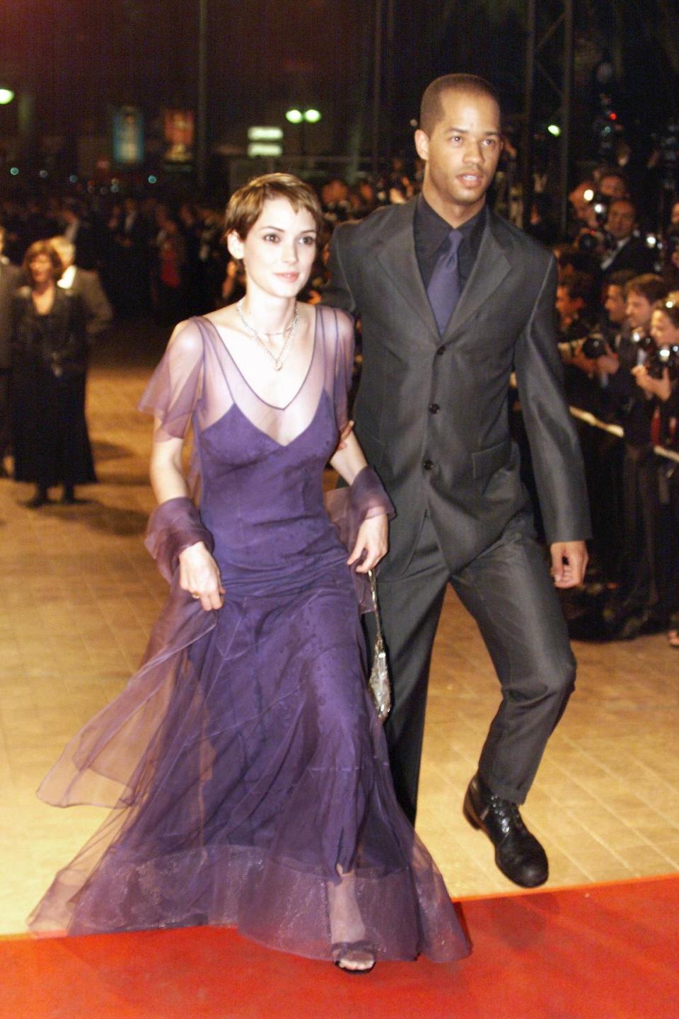 Winona Ryder on the 1998 Cannes Film Festival red carpet 