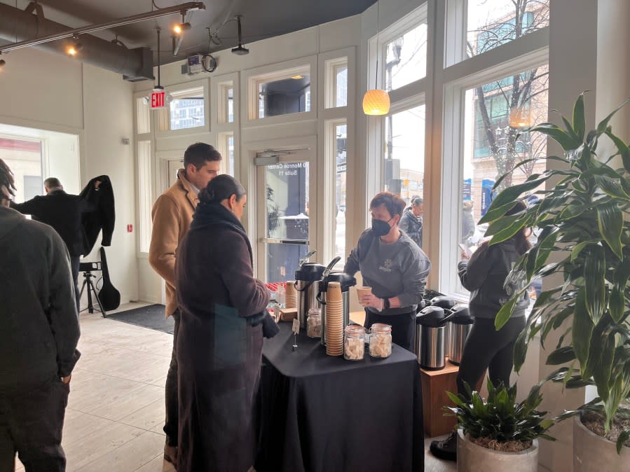 Shinola celebrated the grand opening of its new Grand Rapids retail location with a ribbon-cutting ceremony. (Jan. 19, 2024)