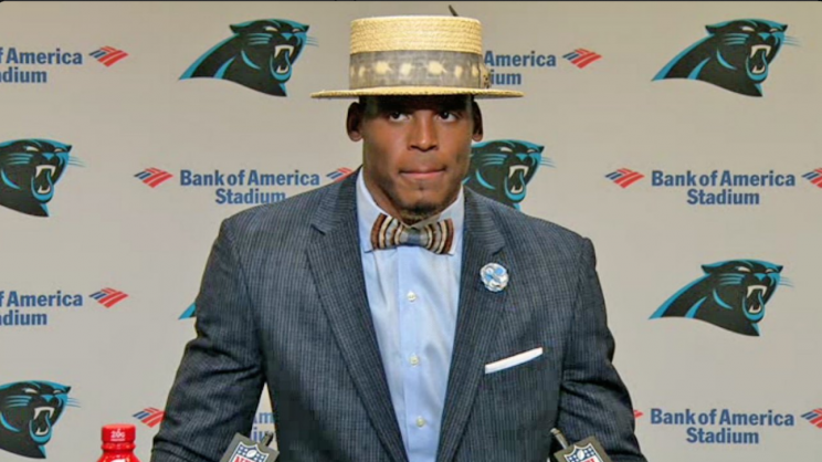 Cam Newton postgame, week 2