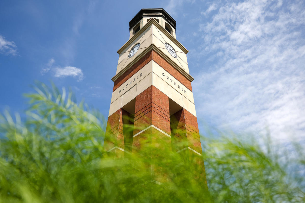 The Guthrie bell tower at Western Kentucky University in Bowling Green, Ky., in July 2023. (Kevin Wrum / Reuters)