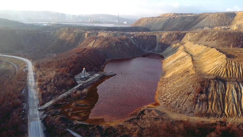 Mina de cobre próxima a la ciudad serbia de Bor.