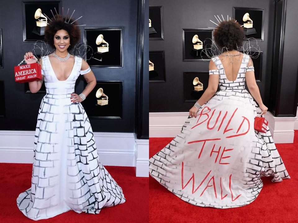 joy villa build the wall dress 2019