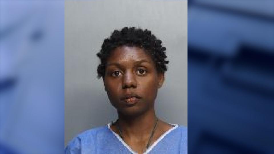 <div>Booking photo of Melina Logan (Credit: Miami-Dade Police Department)</div>