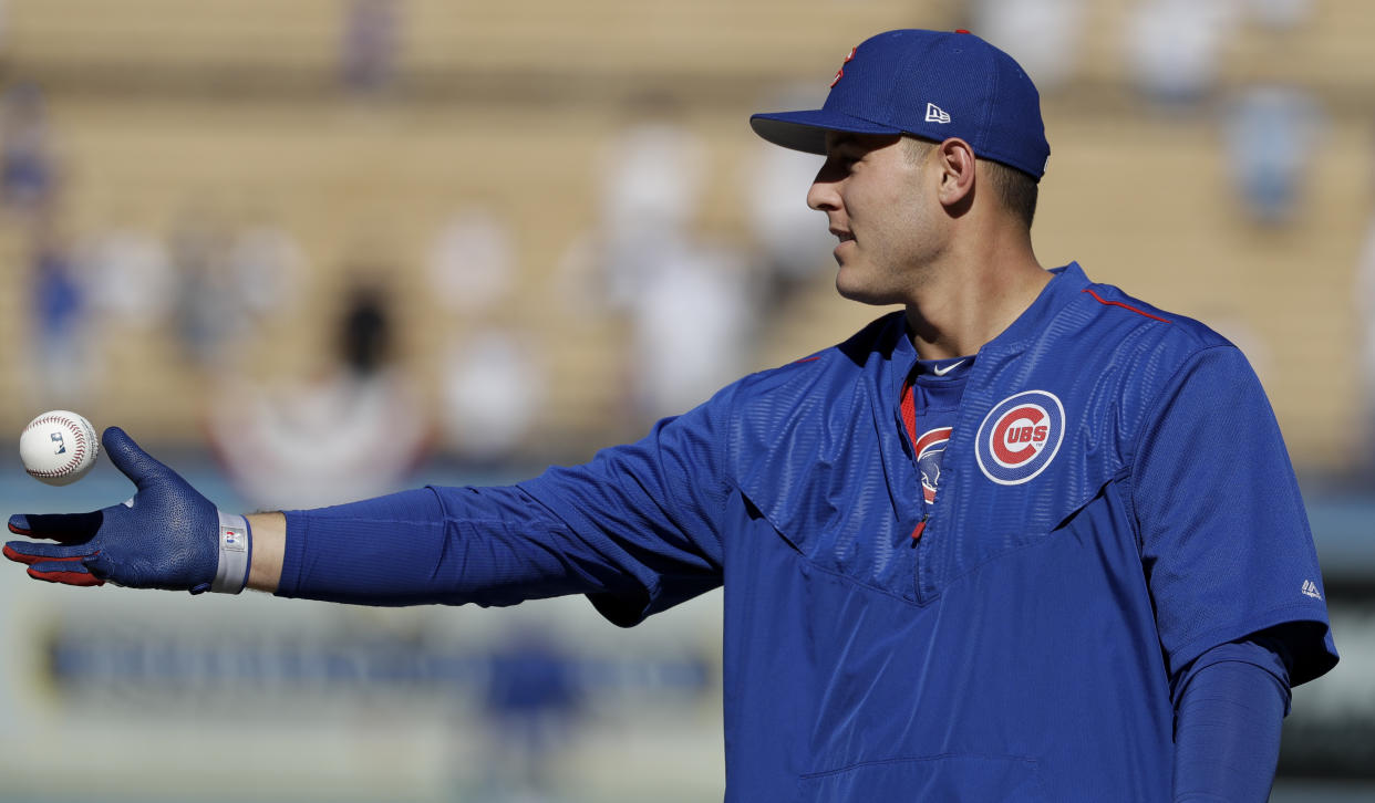 Cubs first baseman Anthony Rizzo continues to be a hero and inspiration to so many people. (AP)
