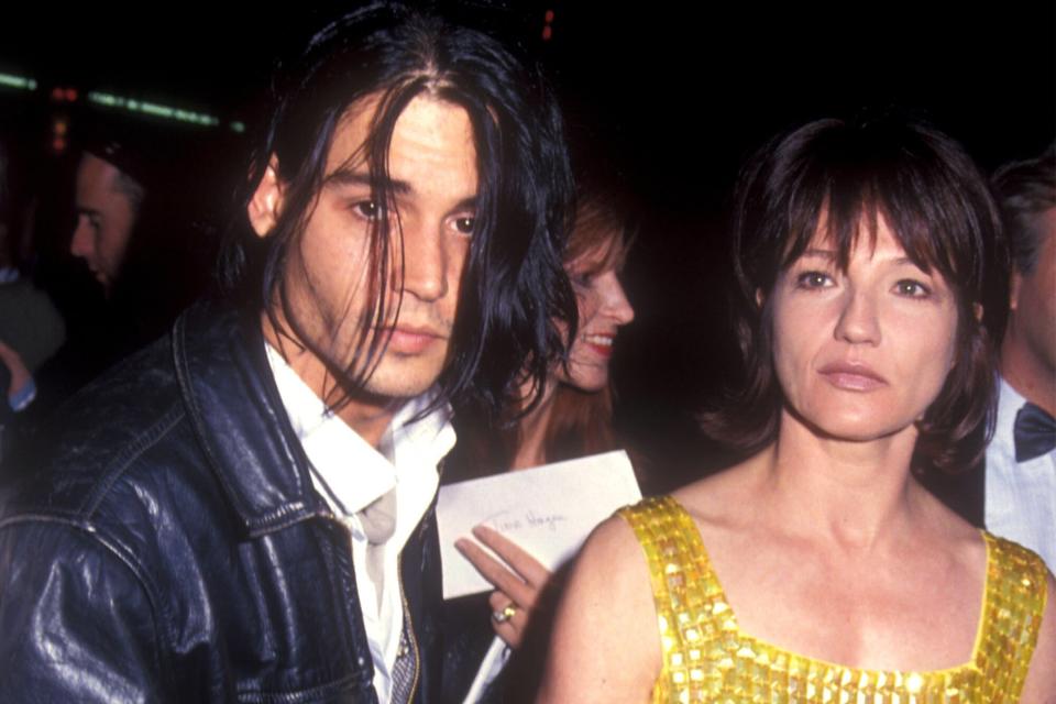 Johnny Depp and Ellen Barkin