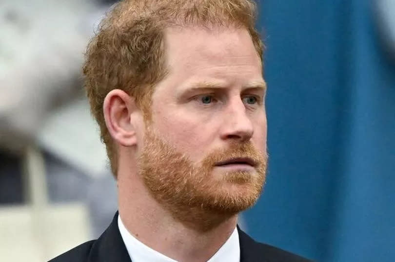prince harry pictured in the UK last year