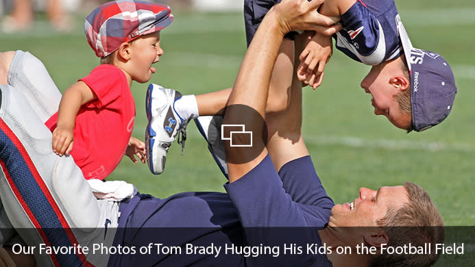 Tom Brady, sons Benjamin and Jack