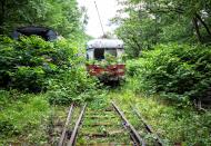 <p>Abandoned trolley graveyard in Pennsylvania. (Photo: Abandoned America/Caters News) </p>