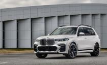 <p>Optional BMW M Sport styling elements bolster the X7's sportier side. </p>