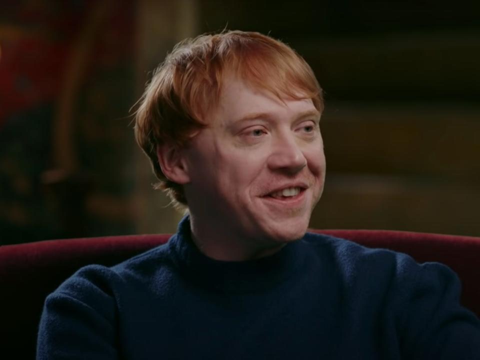 Grint se reunió recientemente con sus compañeros de Harry Potter en Return to Hogwarts (HBO)