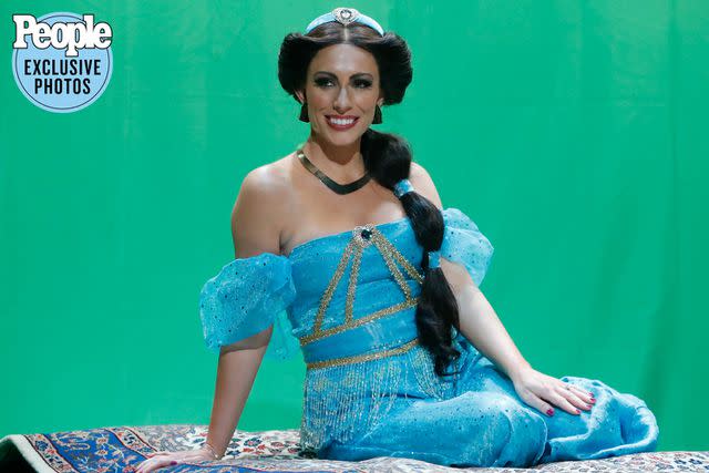 <p>ABC/Lou Rocco</p> Alyssa Farah Griffin preps for Halloween on 'The View'