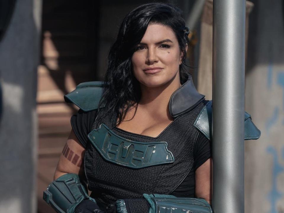 Gina Carano in ‘The Mandalorian’ (Lucasfilm)