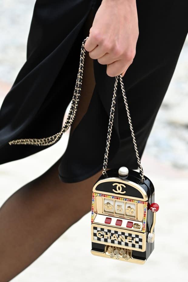 <p>Accessories from the Chanel Cruise 2022 collection. Photo: Pascal Le Segretain/Getty Images</p>