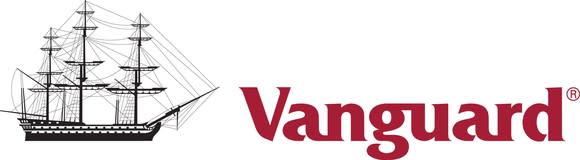 Ship logo next to word Vanguard.