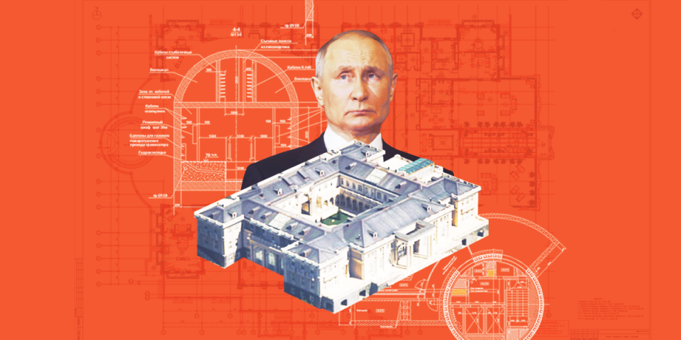 Der russische Präsident soll einen Bunkerpalast am Schwarzen Meer besitzen.  - Copyright: Contributor/Getty Images; FBK; Metro 2000 via Wayback Machine; Alyssa Powell/Insider