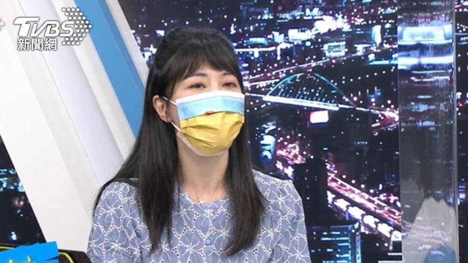 高嘉瑜還原與柯文哲通話內容。（圖／TVBS）