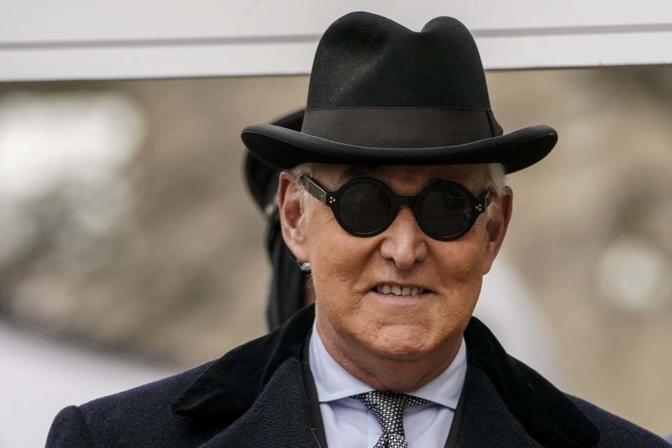 Roger Stone earlier this year (Getty Images)