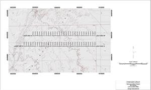 Figure 1. MT Survey Station Location Map - Railroad Valley, NV