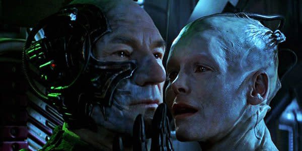 Locutus and the Borg Queen.