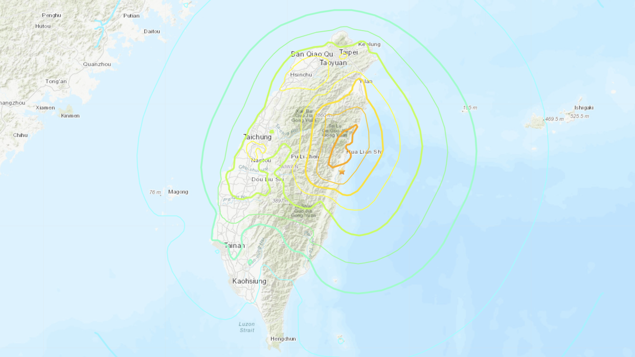  Taiwan April 3, 2024 earth quake. 