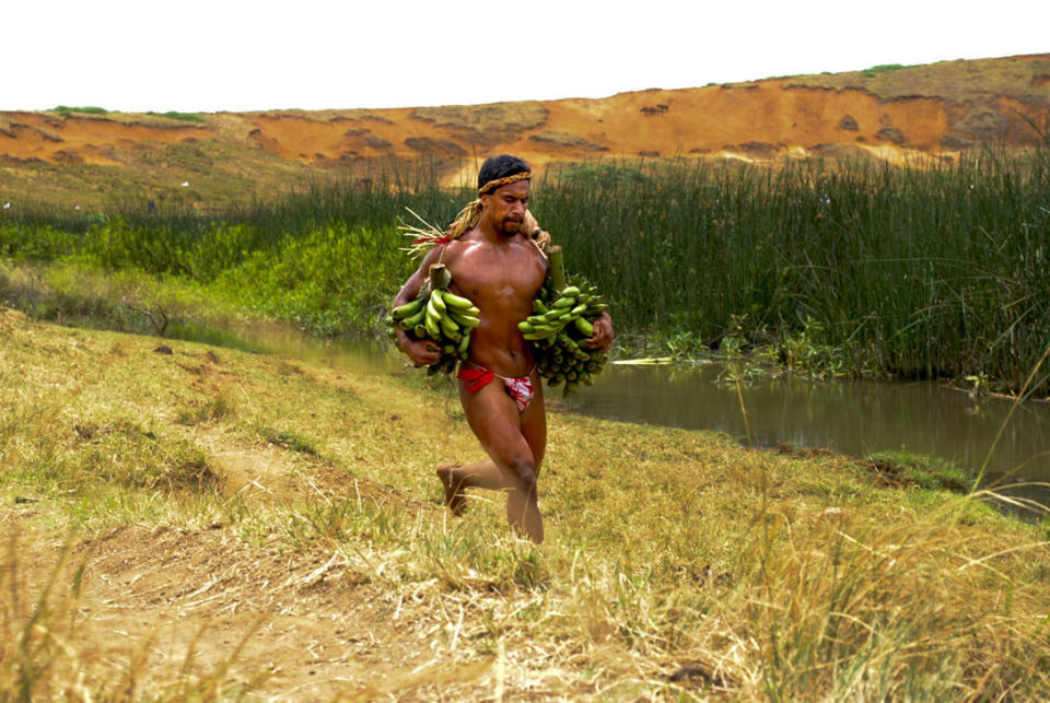 The weighted banana run.