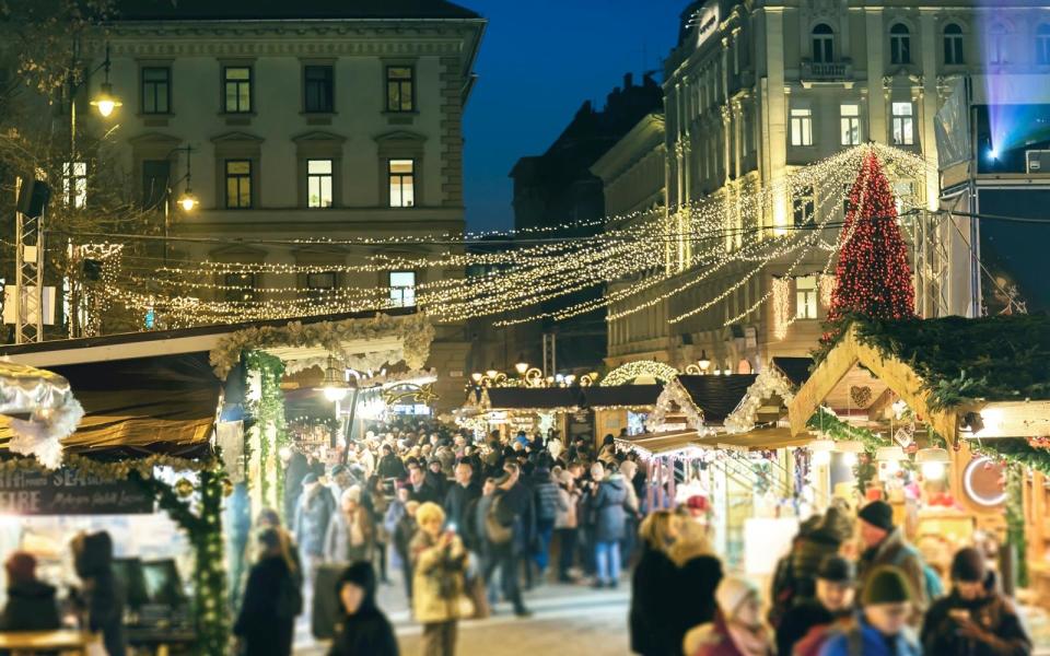 Christmas Market River Cruise, Budapest, Hungary